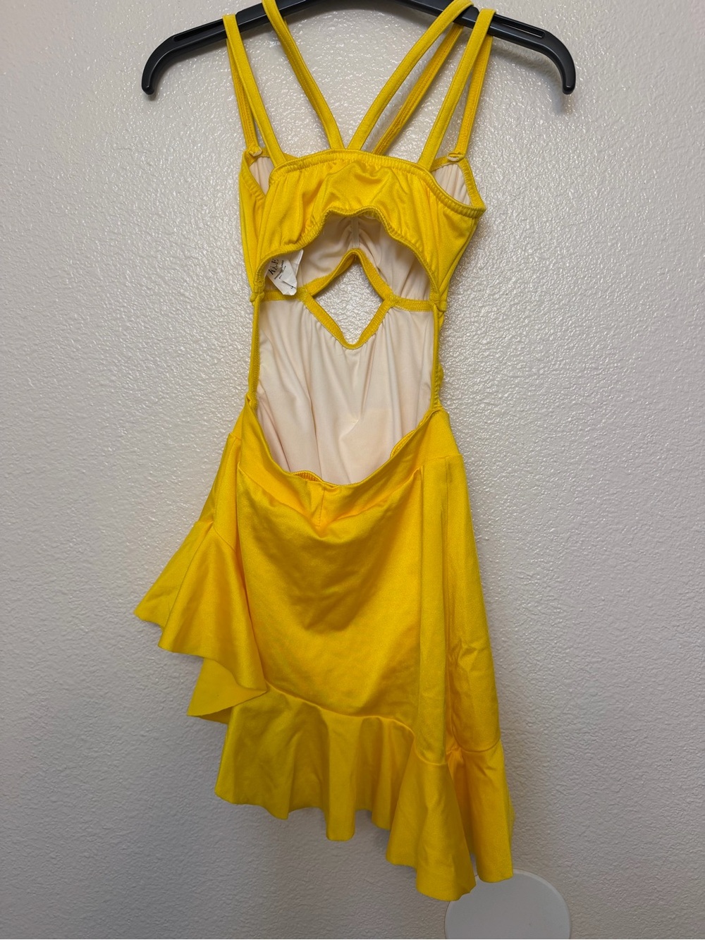 Kelle dance solo costume yellow 2 piece candy girl 5401 4387 contemporary LC chi - Picture 4 of 7